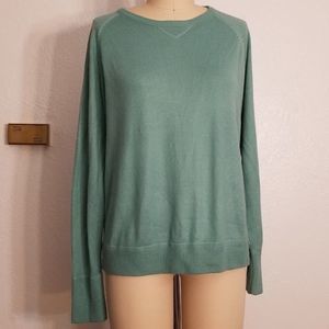 Soft Teal Crew Neck Sweater